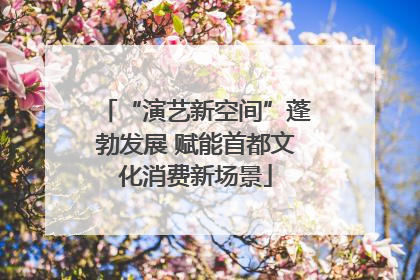 “演艺新空间”蓬勃发展 赋能首都文化消费新场景