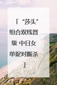 “莎头”组合双线晋级 中日女单捉对厮杀