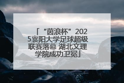 “茵浪杯”2025襄阳大学足球超级联赛落幕 湖北文理学院成功卫冕