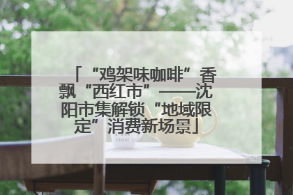 “鸡架味咖啡”香飘“西红市”——沈阳市集解锁“地域限定”消费新场景
