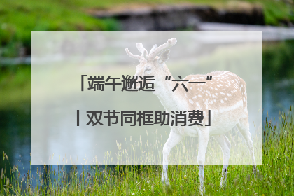 端午邂逅“六一”丨双节同框助消费