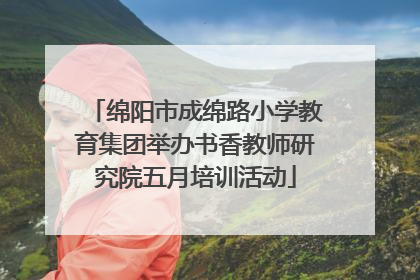 绵阳市成绵路小学教育集团举办书香教师研究院五月培训活动
