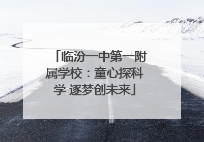 临汾一中第一附属学校：童心探科学 逐梦创未来