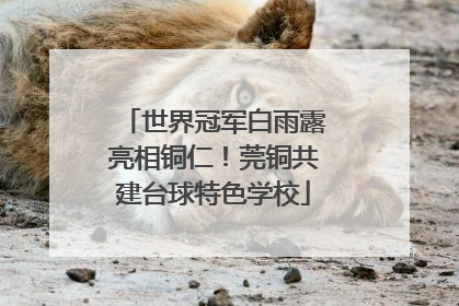 世界冠军白雨露亮相铜仁！莞铜共建台球特色学校