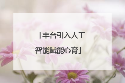丰台引入人工智能赋能心育
