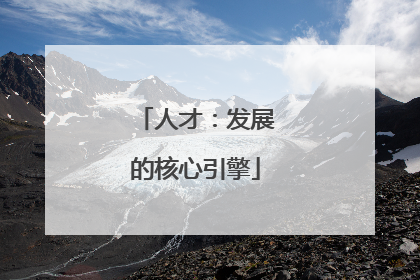 人才：发展的核心引擎