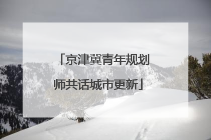 京津冀青年规划师共话城市更新