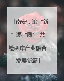 南安：追“新”逐“质” 共绘两岸产业融合发展新篇