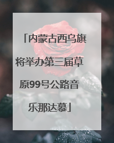 内蒙古西乌旗将举办第三届草原99号公路音乐那达慕