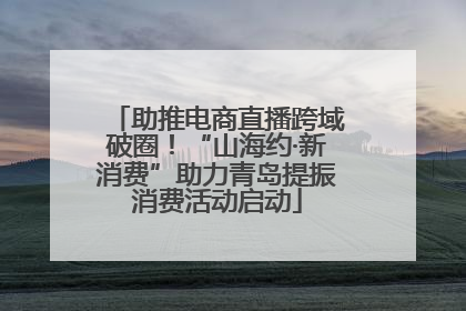 助推电商直播跨域破圈！“山海约·新消费”助力青岛提振消费活动启动