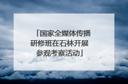 国家全媒体传播研修班在石林开展参观考察活动