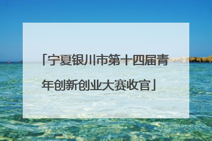 宁夏银川市第十四届青年创新创业大赛收官