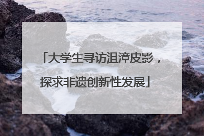 大学生寻访沮漳皮影，探求非遗创新性发展