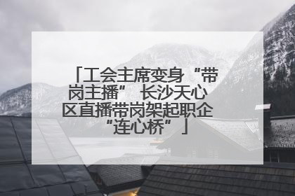 工会主席变身“带岗主播” 长沙天心区直播带岗架起职企“连心桥”