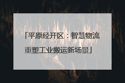 平原经开区：智慧物流重塑工业搬运新场景