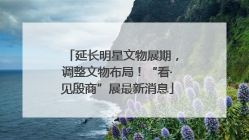 延长明星文物展期，调整文物布局！“看·见殷商”展最新消息