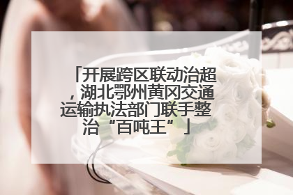 开展跨区联动治超，湖北鄂州黄冈交通运输执法部门联手整治“百吨王”