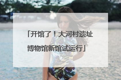 开馆了!大河村遗址博物馆新馆试运行
