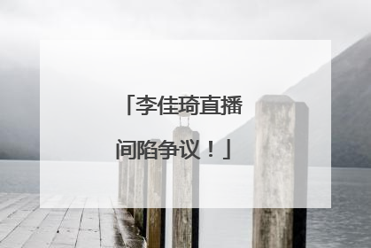 李佳琦直播间陷争议！