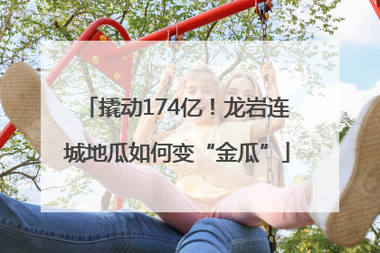 撬动174亿！龙岩连城地瓜如何变“金瓜”