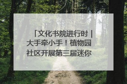 文化书院进行时｜大手牵小手！植物园社区开展第三届迷你马拉松活动