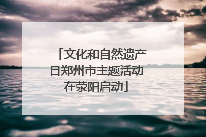 文化和自然遗产日郑州市主题活动在荥阳启动