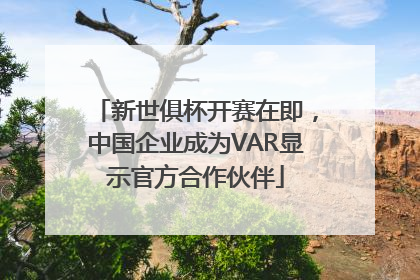 新世俱杯开赛在即,中国企业成为VAR显示官方合作伙伴