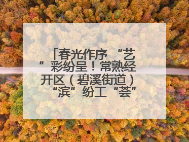 春光作序 “艺”彩纷呈！常熟经开区（碧溪街道）“滨”纷工“荟”·职工艺课堂点亮春日时光