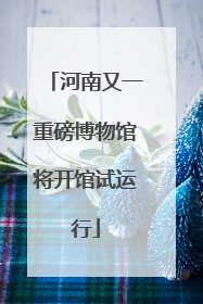 河南又一重磅博物馆将开馆试运行