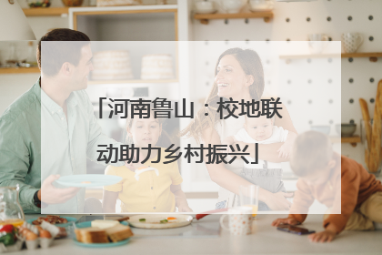 河南鲁山：校地联动助力乡村振兴