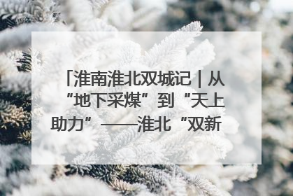 淮南淮北双城记｜从“地下采煤”到“天上助力”——淮北“双新”产业突围记
