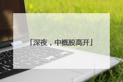 深夜，中概股高开
