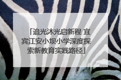 追光沐光启新程 宜宾江安小坝小学深度探索新教育实践路径