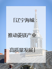 辽宁海城：推动菱镁产业高质量发展