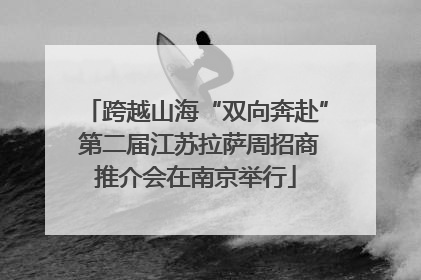 跨越山海“双向奔赴” 第二届江苏拉萨周招商推介会在南京举行