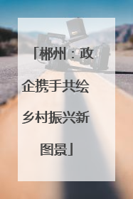 郴州：政企携手共绘乡村振兴新图景