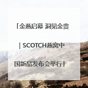 金燕启幕 洞见金贵｜SCOTCH燕窝中国新品发布会举行