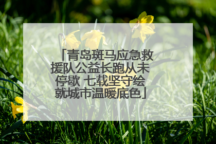 青岛斑马应急救援队公益长跑从未停歇 七载坚守绘就城市温暖底色