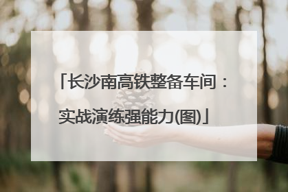 长沙南高铁整备车间：实战演练强能力(图)