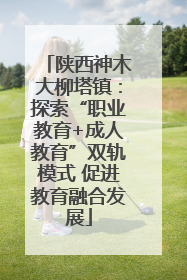 陕西神木大柳塔镇：探索“职业教育+成人教育”双轨模式 促进教育融合发展