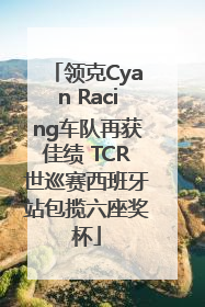 领克Cyan Racing车队再获佳绩 TCR世巡赛西班牙站包揽六座奖杯