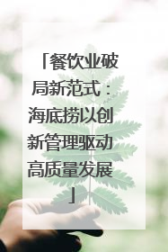 餐饮业破局新范式：海底捞以创新管理驱动高质量发展