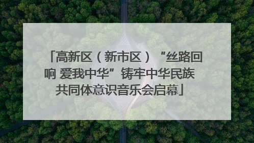 高新区（新市区）“丝路回响 爱我中华”铸牢中华民族共同体意识音乐会启幕
