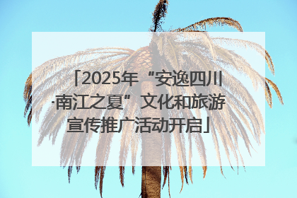 2025年“安逸四川·南江之夏”文化和旅游宣传推广活动开启