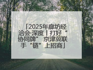 2025年廊坊经洽会·深度丨打好“协同牌” 京津冀联手“链”上招商