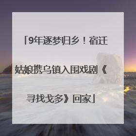 9年逐梦归乡！宿迁姑娘携乌镇入围戏剧《寻找戈多》回家