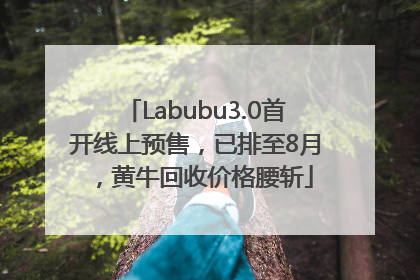 Labubu3.0首开线上预售，已排至8月，黄牛回收价格腰斩